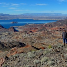 Lake Mead from Lookout Kingman Wash